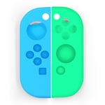Switch Joycon Poignée Étui En Silicone Nintendo Switch Étui En Silicone Étui De Protection-Gnsa Animal Crossing (Gauche Bleu Et Droit Vert)-Joy501