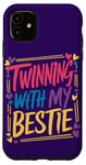 Coque pour iPhone 11 Twinning Avec Ma Meilleure Amie - Twin Matching