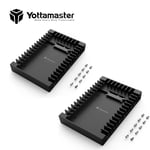 Yottamaster 2.5" to 3.5" SATA Hard Drive HDD Adapter Tray Caddy Mounting Bracket