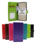 Crazy Horse Wallet Motorola Moto E20 / E30 / E40 (Svart)