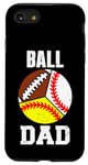 iPhone SE (2020) / 7 / 8 Ball Dad Funny Baseball Softball Football Dad Case