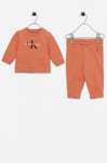 Calvin Klein - Joggingsett Monogram CN Sweatshirt Set - Brun - 56