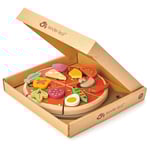 Pizza med pizzakartong - leksaksmat för barn - Tender Leaf