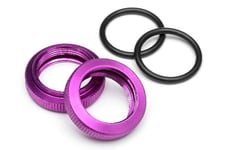 HPI Shock Adjuster Nut 20Mm (Purple/2Pcs)