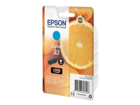 Epson 33 - 4.5 ml - cyan - original - blister - bläckpatron - för Expression Home XP-635, 830 Expression Premium XP-530, 540, 630, 635, 640, 645, 830, 900