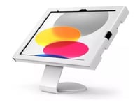 Compulocks Ipad 10Th-11Th (A16) Gen Swell Enclosure Core Counter Stand Or Wall Mount White - Ställ - För Surfplatta - Swell-Hölje - Låsbar - Metall - Vit - Skärmstorlek: 10.9" - Bänk, Väggmonterbar - För Apple 10.9-Inch Ipad Wi-Fi, Wi-Fi + Cellular