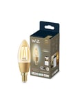 WiZ Filament-kynttilälamppu E14, meripihka