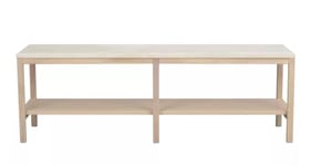 Orwel Avlastningsbord Beige/vitpigmenterad 140x40x45cm