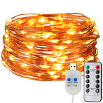 Enjoy DIY Fun: Due to flexible copper wire, fairy lights can be easily designed to any shape as you want. You can inspire your creative, DIY Fantastic Lights suit for Indoor and Outdoor Decorations, Bedroom, camping, Barbecue, Square. It is also a good ch