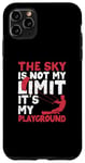 Coque pour iPhone 11 Pro Max The Sky Is Not My Limit Amusant Kitesurf Kiteboarding Lover