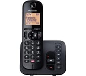 PANASONIC KX-TGC260EB Cordless Phone - Black, Black