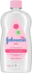 Johnson's Baby Oil, Pink, 500 Ml Lock in moisture for your baby