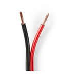 Câble de Haut-Parleur 2x 2,50 mm2 25,0 m Gaine Noir/Rouge - Nedis