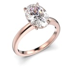Festive Selena oval diamantring roseguld 2,00 ct 683-200-PK