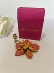 Prada CANDY Orange Flower Charm Perfume Bag Rare Item Collectible