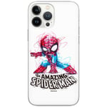 ERT GROUP Coque de téléphone Portable pour Apple Iphone XR Original et sous Licence Officielle Marvel Motif Spider Man 021 Parfaitement adapté à la Forme du téléphone Portable, Coque en TPU