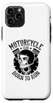 Coque pour iPhone 11 Pro Moto Club Born To Run Vintage Biker Rider