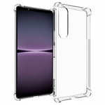 Sony Xperia 1 V - Shockproof gummi cover - Transparent