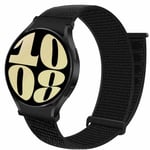 Nylon armbånd No-Gap Samsung Galaxy Watch 6 (44mm) - Dark Black