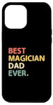 Coque pour iPhone 12 Pro Max Meilleur père magicien de tous les temps : tours de magie, magicien et illusionniste