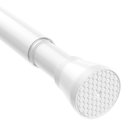 Paire De Tringles à Rideau Extensibles Sans Perçage En Aluminium Doré - 40 à 50 Cm De Longueur, 8 Mm D'Épaisseur