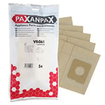 Paxanpax VB061 Compatible Paper Vacuum Bags For LG 'TB33/TB34/TB39' Extron, Passion, Turbo; Hitachi CV3200 Series (Pack of 5)