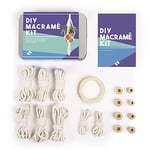 Gift Republic DIY Personalised Macrame Kit Gift Tin, White, One Size
