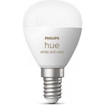 Philips Hue White and Color Ambiance Lysekrone lampe, E14 P45