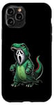 Costume de fantôme portant un dinosaure pour Halloween Cosplay T-Rex Coque pour iPhone 11 Pro