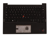 Sunrex - Erstatningstastatur for bærbar PC - med Trackpoint - bakbelysning - Spansk - med toppdeksel - for ThinkPad X1 Carbon Gen 10 21CB, 21CC