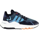 Adidas Nite Jogger J Lace-Up Multicolor Smooth Leather Kids Trainers FV4566