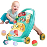 Multi-function Steps Baby Walkers Sound Music and Lights Fun Push Along Walker
