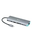 I-Tec USB-C Metal Nano Docking Station 4K HDMI LAN + Power Delivery