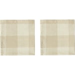 Chess servett 45 x 45 cm 2-pack, clay