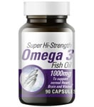 Omega-3 kalaöljy Super Hi-Strength Lifeplan kapseleissa, N90