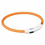 Trixie - LED hundhalsband USB (Orange)