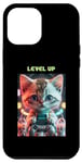 Coque pour iPhone 15 Pro Max Niveau joueur Boba : aventure de jeu Kawaii Baby Cat