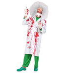 WIDMANN MILANO PARTY FASHION - Costume docteur sanglant, blouse de médecin, médecin d'horreur, déguisements de carnaval, Halloween