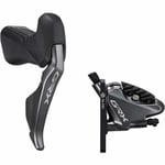 Shimano GRX ST-RX815 DI2 11 Speed STI Bled With BR-RX810 Calliper Right Front