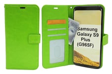 Crazy Horse Wallet Samsung Galaxy S9 Plus (G965F) (Grön)