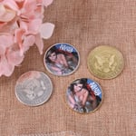 1x Melania Trump Silver American First Lady Commemorative Coin U Gold