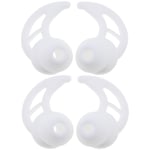 2 Pairs Earbud Covers Silicone for Sony WF-1000XM3/WI-1000X Earphones White