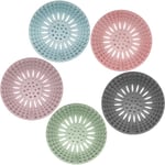 Hår Catcher Dusch Avloppsskydd Protector Silikon Badkar Hår Stopper Passar 5 Pack Multi