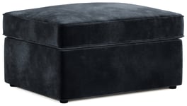 Jay-Be Velvet Footstool Sofa Bed - Charcoal