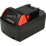 Batterie compatible avec Milwaukee M18 CAG125XPD-502X, CAG125XPDB, CAG125XPDB-0X outil électrique (5000 mAh, Li-ion, 18 v) - Extensilo