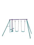 Plum Jupiter Double Swing And Glider