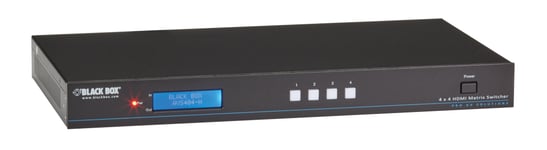 Black box BLACK BOX 4K VIDEO MATRIX SWITCHER - HDMI, AUDIO 4X4 (AVS404-H)