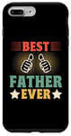 Coque pour iPhone 7 Plus/8 Plus Le meilleur père de tous les temps, cool, pouce levé, papa drôle, fête des pères