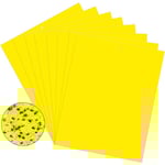 Klibbig fälla för skadeinsekter Flugfångare 20-pack Gul 20x10 cm