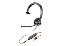 Poly Blackwire 3315 - 3300 Series - Headset - På Örat - Kabelansluten - 3,5 Mm Kontakt, Usb-A